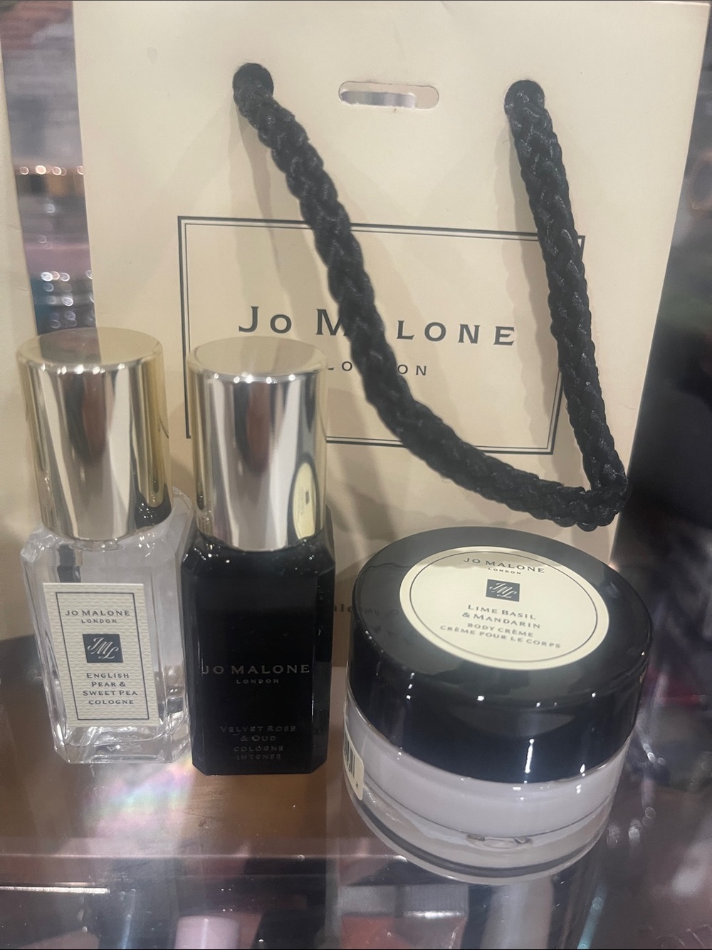 Jo Malone Mini Fragrance & Body Set in Cream and Black 8 item bundle New - Picture 4 of 5